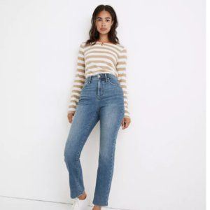 Madewell Petite Curvy Slim Demi-Boot Jeans in Enright Wash
